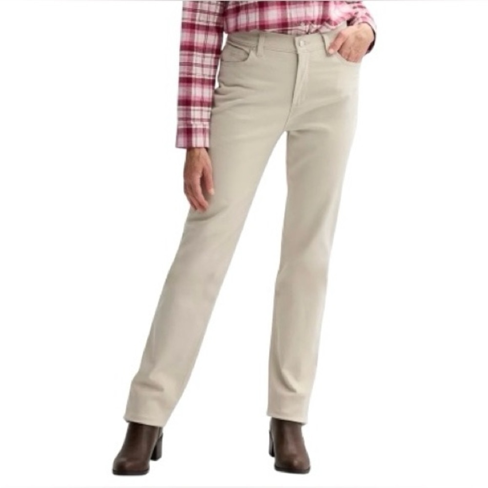 Gloria Vanderbilt Amanda Classic Straight Leg Jeans w Tapered Ankle NWT 8 long